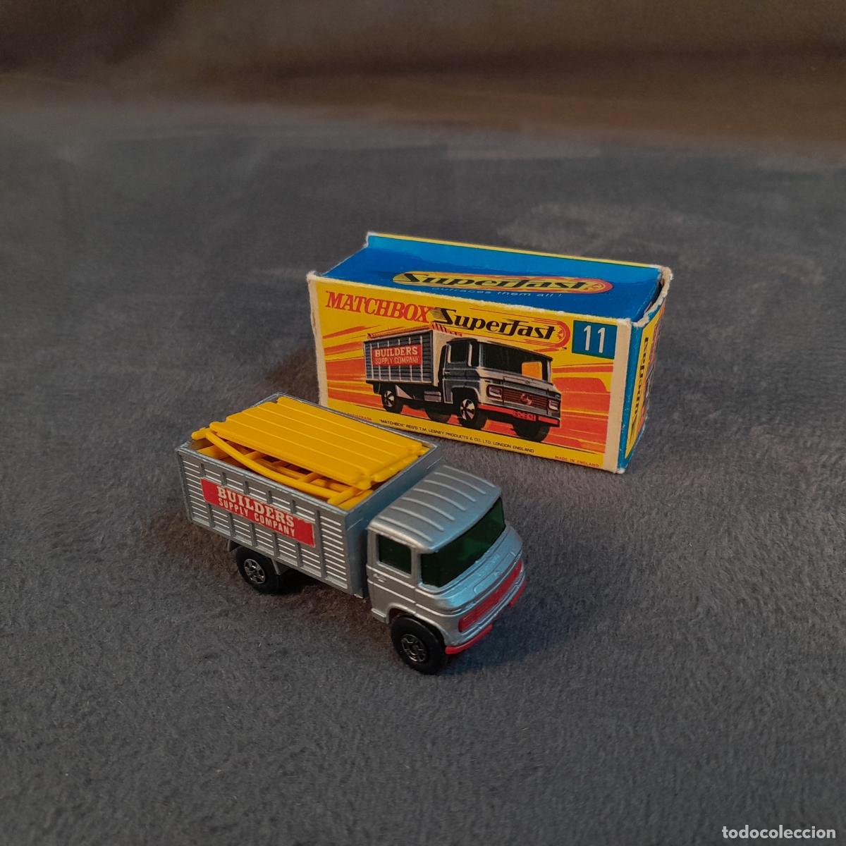 Modellautos: CH-314. CAMI&Oacute;N DE ANDAMIAJE MATCHBOX SUPERFAST N&ordm; 11 (MERCEDES SCAFFOLDING TRUCK). A&Ntilde;O 1969
