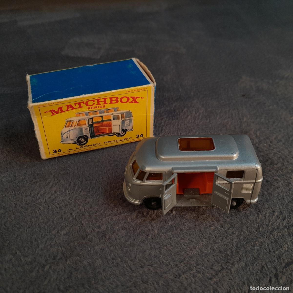 Modellautos: CH-324. COCHE VOLKSWAGEN CAMPER MATCHBOX SERIES N.&ordm; 34. SIGLO XX.
