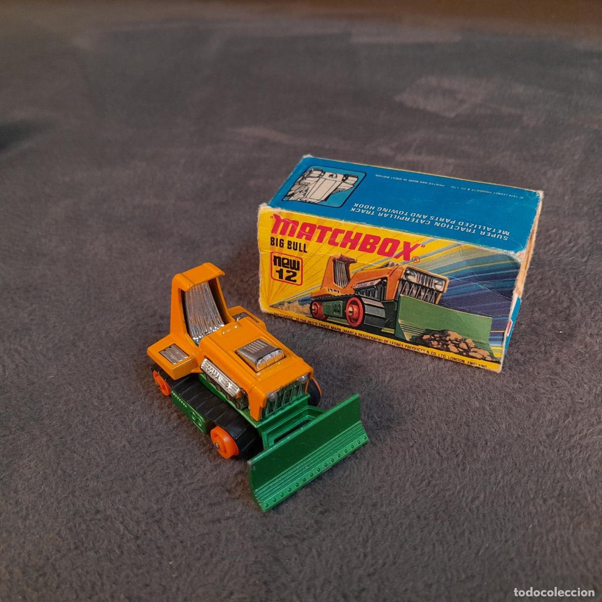 Coches a escala: CH-325. TRACTOR ORUGA &rdquo;BIG BULL&rdquo; MATCHBOX SERIES N.&ordm; 12. A&Ntilde;O 1975