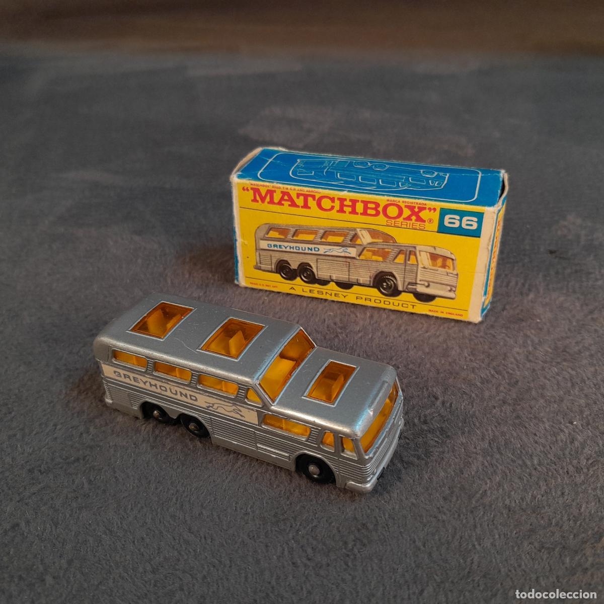 Auto in scala: CH-326. AUTOB&Uacute;S GREYHOUND COACH MATCHBOX SERIES N.&ordm; 66. A&Ntilde;OS 1966-1971 CA
