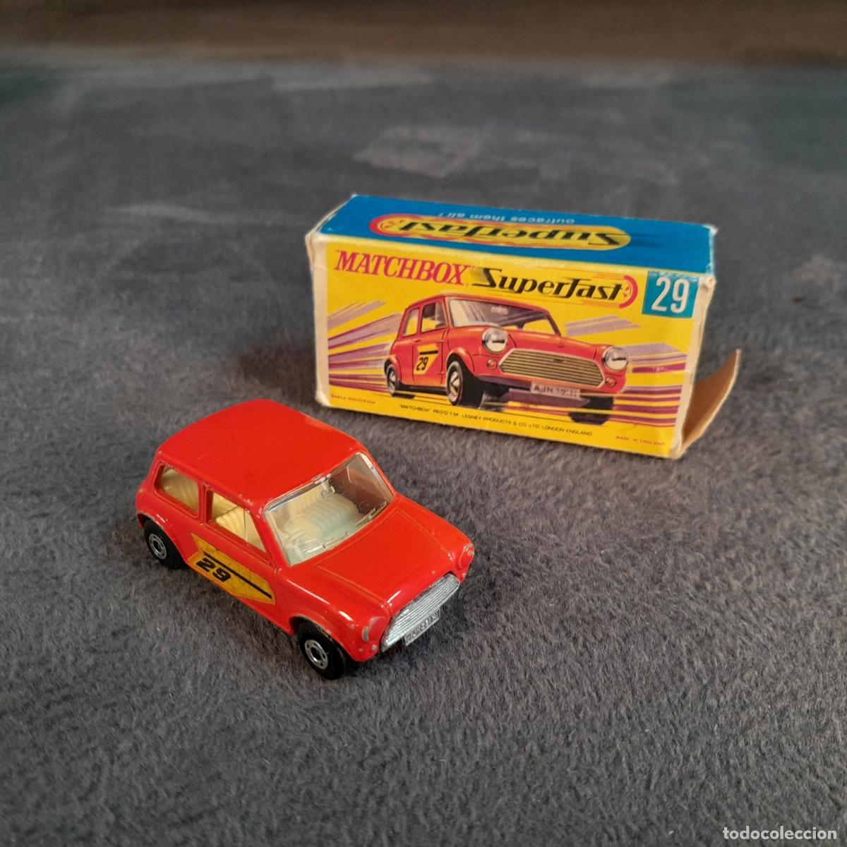 Modellautos: CH-327. COCHE MINIATURA RACING MINI MATCHBOX SUPERFAST N.&ordm; 29. A&Ntilde;O 1970