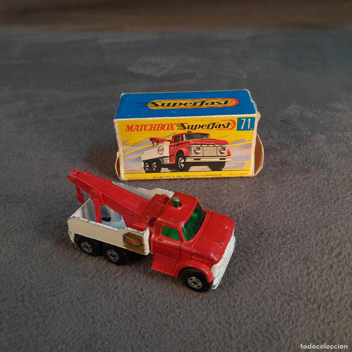 Coches a escala: CH-328. GR&Uacute;A MATCHBOX SUPERFAST 71 FORD WRECK TRUCK. A&Ntilde;O 1968