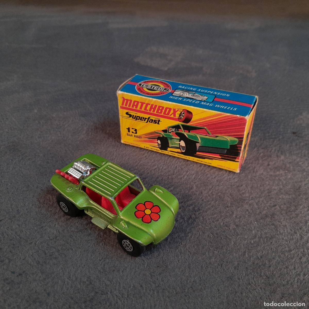 Carros em escala: CH-330. COCHE MATCHBOX SUPERFAST N&ordm; 13 &rdquo;BAJA BUGGY&rdquo;. A&Ntilde;O 1971