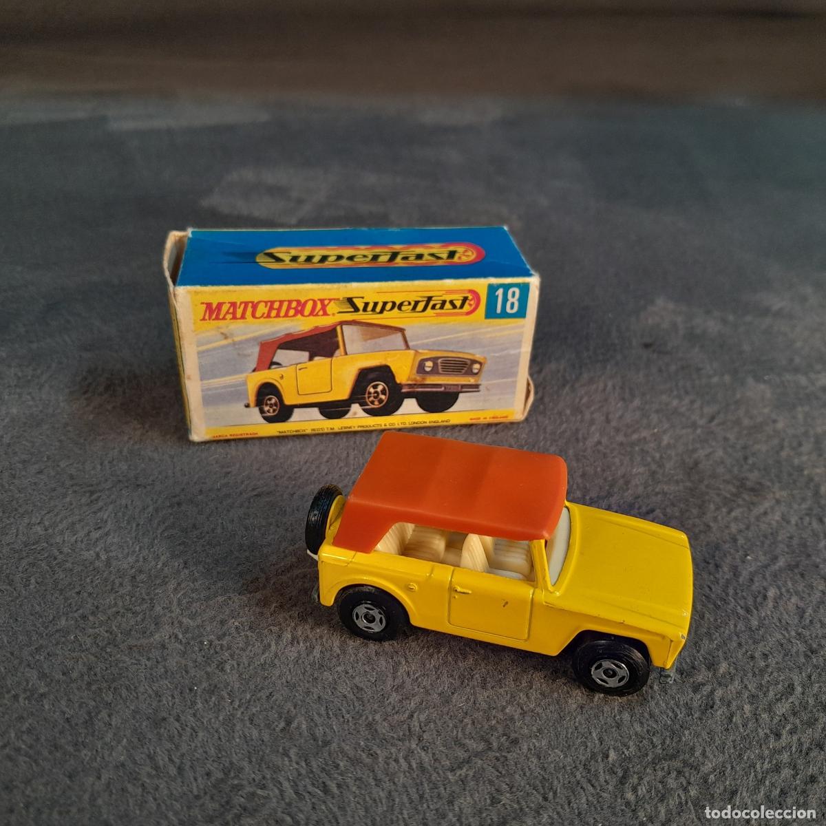 Auto in scala: CH-332. COCHE MATCHBOX SUPERFAST N&ordm; 18 &rdquo;FIELD CAR&rdquo;. A&Ntilde;O 1969