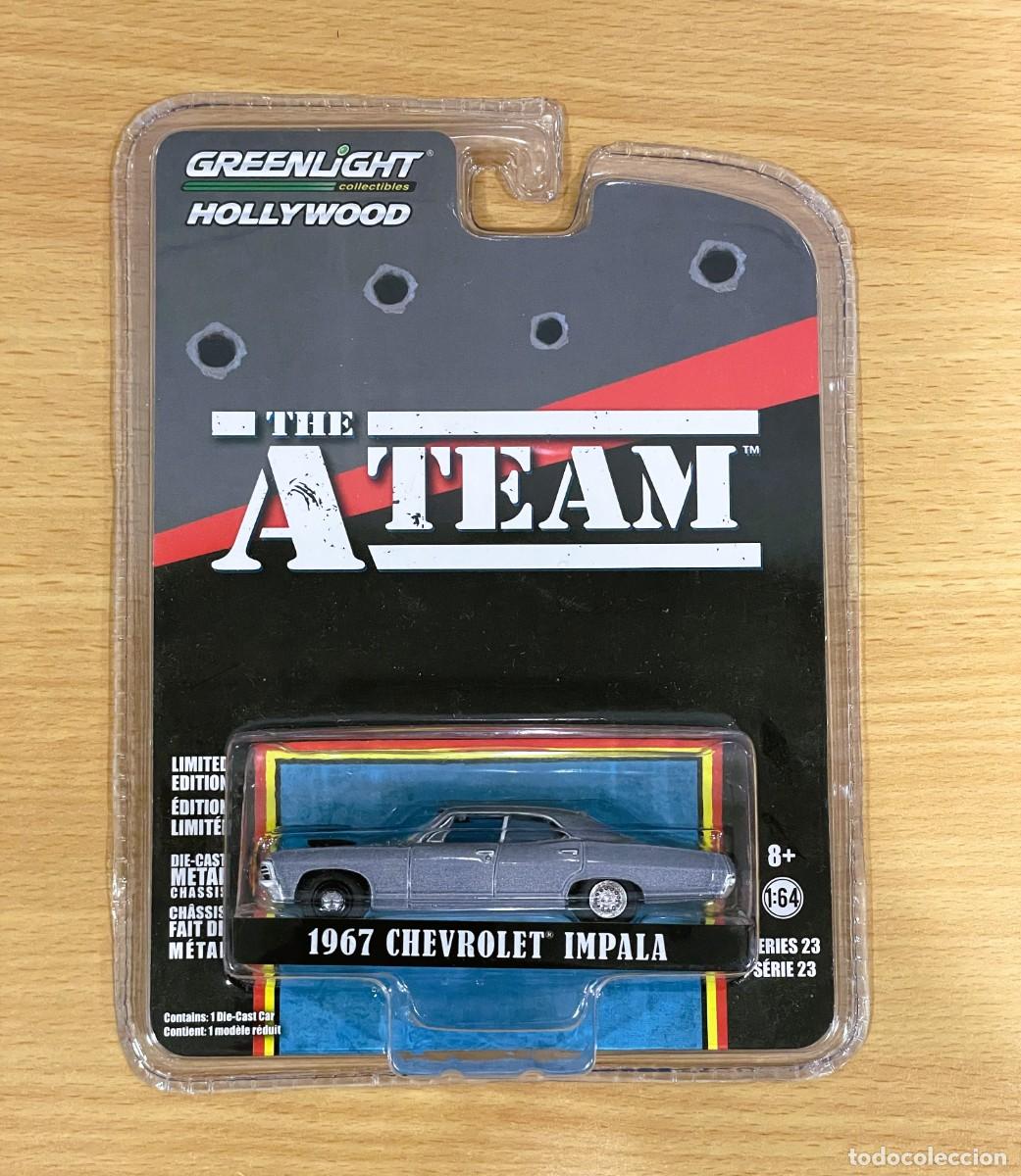 Coches a escala: DIECAST GREENLIGHT 1/64 SERIE TV EL EQUIPO A - CHEVROLET IMPALA 1967
