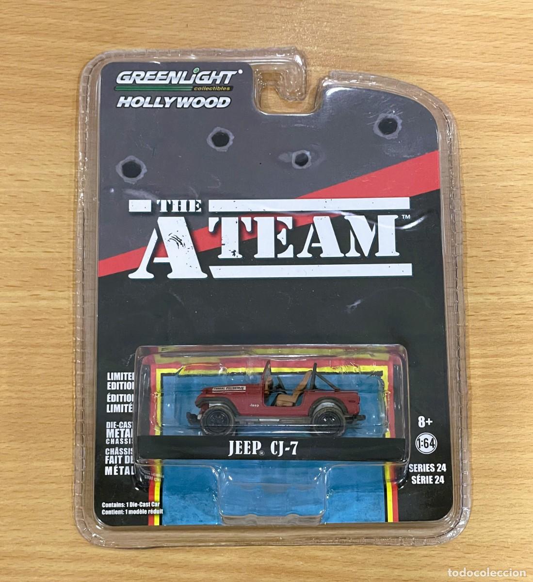Coches a escala: DIECAST GREENLIGHT 1/64 SERIE TV EL EQUIPO A - JEEP CJ-7