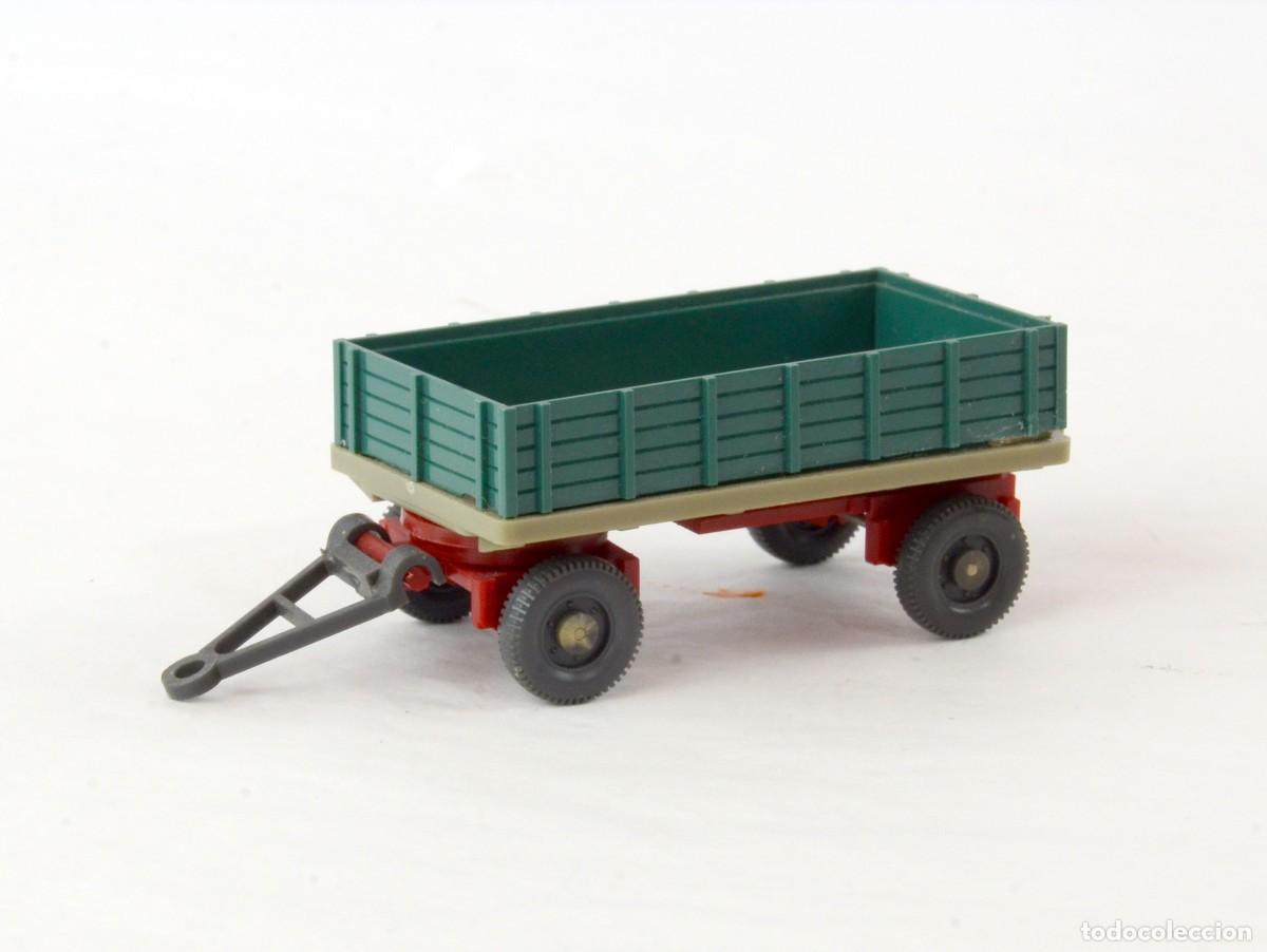 Coches a escala: Wiking Escala 1:87 H0 Remolque Agr&iacute;cola Verde