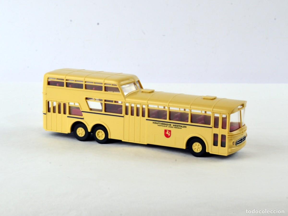Coches a escala: Brekina Escala 1:87 H0 Mercedes Benz O317 1 1/2 Piso Impecable con caja