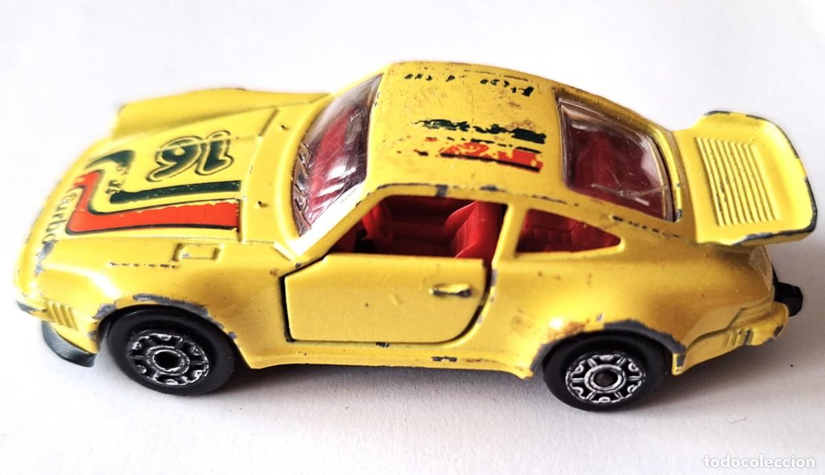 Coches a escala: COCHE ESCALA 1/57 ANTIGUO - PORSCHE TURBO - A&Ntilde;OS 80 - MARCA MAJORETTE - BUEN ESTADO