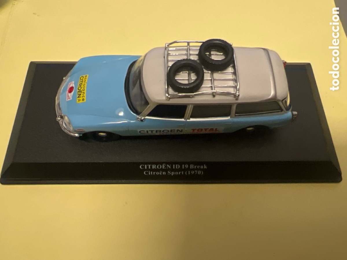 Coches a escala: T1/E2/182. CITROEN ID 19 BREAK. 1970 . CITR&Ouml;EN SPORT. ESCALA 1:43 VEHICULOS ASISTENCIA