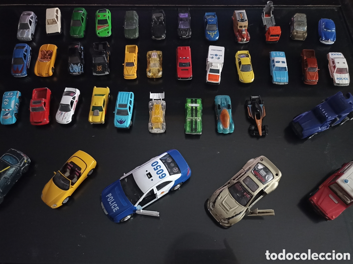 Coches a escala: Lote coches miniatura escala metalicos