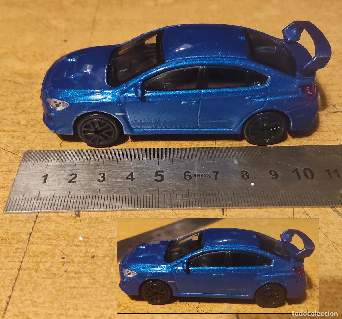 Coches a escala: Subaru WRX STI (2017) de la serie Street Fire de Bburago, fabricado a escala 1:43