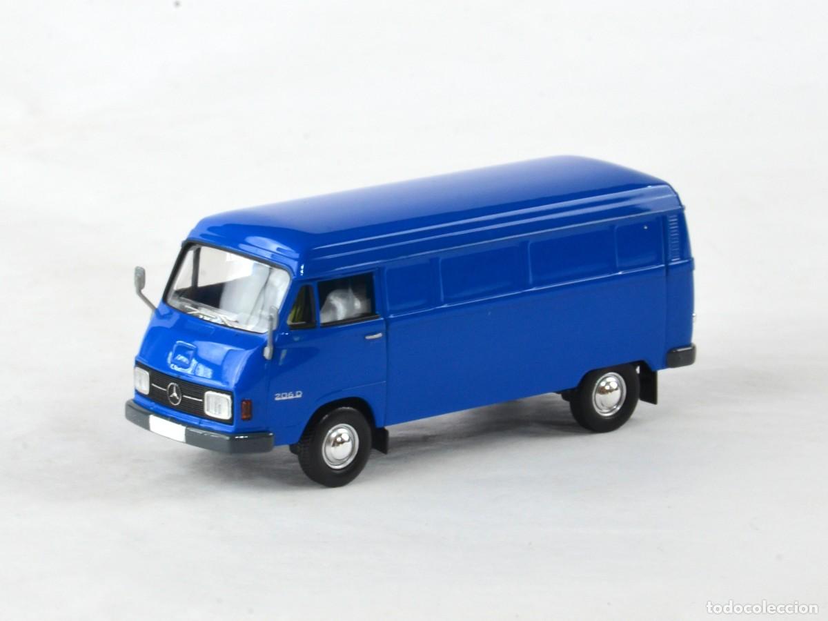 Coches a escala: Brekina Starmada Escala 1:87 H0 Mercedes Benz L206D Azul Impecable con Caja