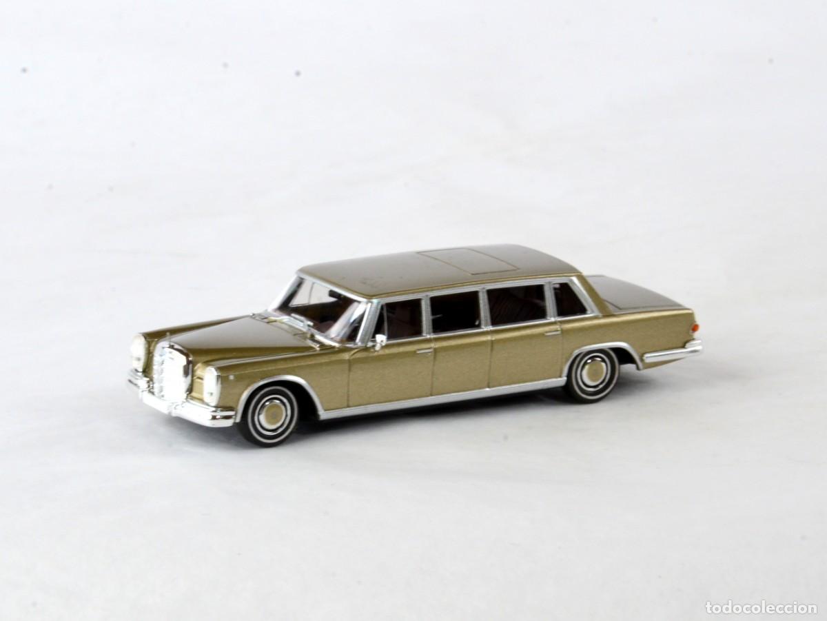 Coches a escala: Brekina Starmada Escala 1:87 H0 Mercedes Benz 600 Dorado Impecable con Caja