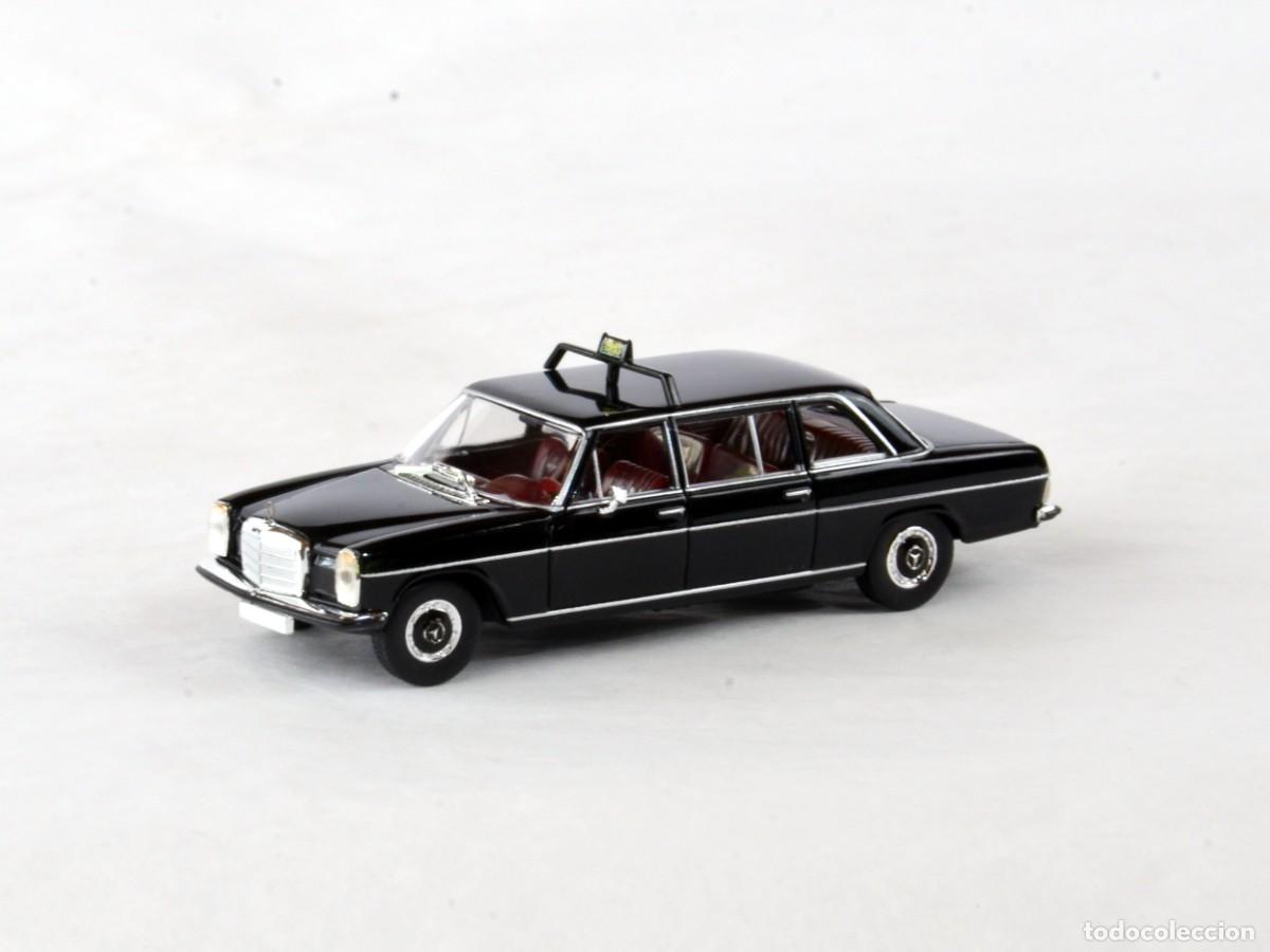 Coches a escala: Brekina Starmada Escala 1:87 H0 Mercedes Benz 220D Largo Taxi Impecable con Caja