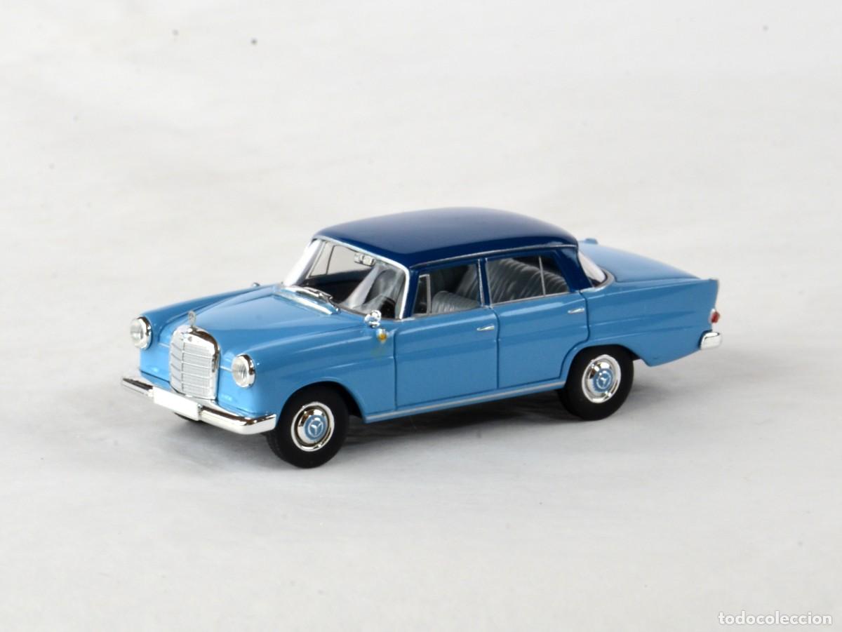 Coches a escala: Brekina Starmada Escala 1:87 H0 Mercedes Benz 190C Azul Bicolor Impecable con Caja