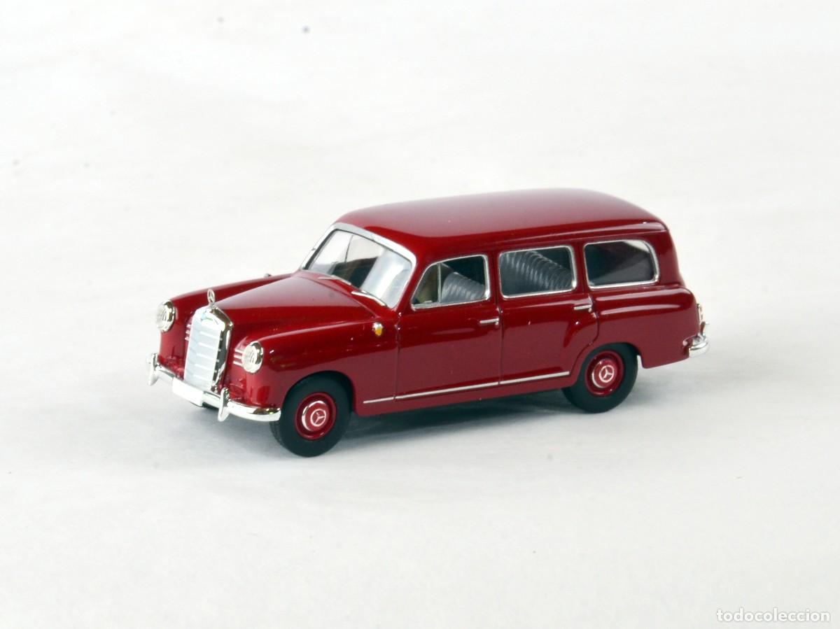 Coches a escala: Brekina Starmada Escala 1:87 H0 Mercedes Benz 180 Familiar Binz Rojo Impecable con Caja