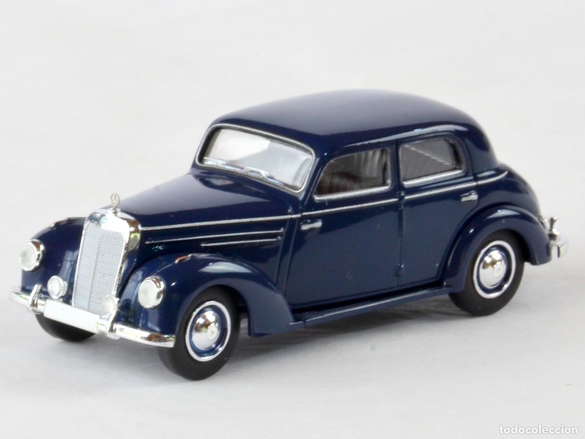 Coches a escala: Brekina Starmada Escala 1:87 H0 Mercedes Benz 220 Azul Impecable con Caja