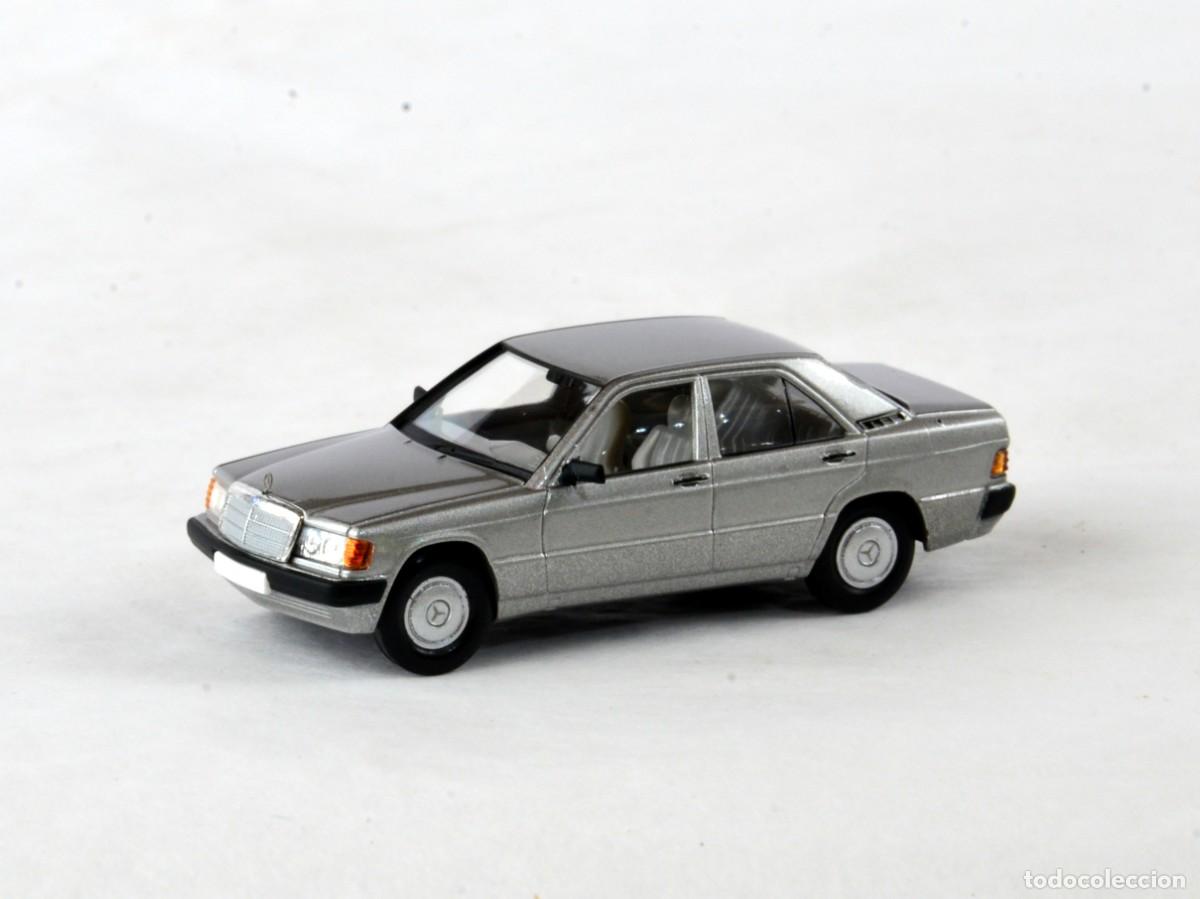 Coches a escala: Brekina Starmada Escala 1:87 H0 Mercedes Benz 190E Plata Impecable con Caja