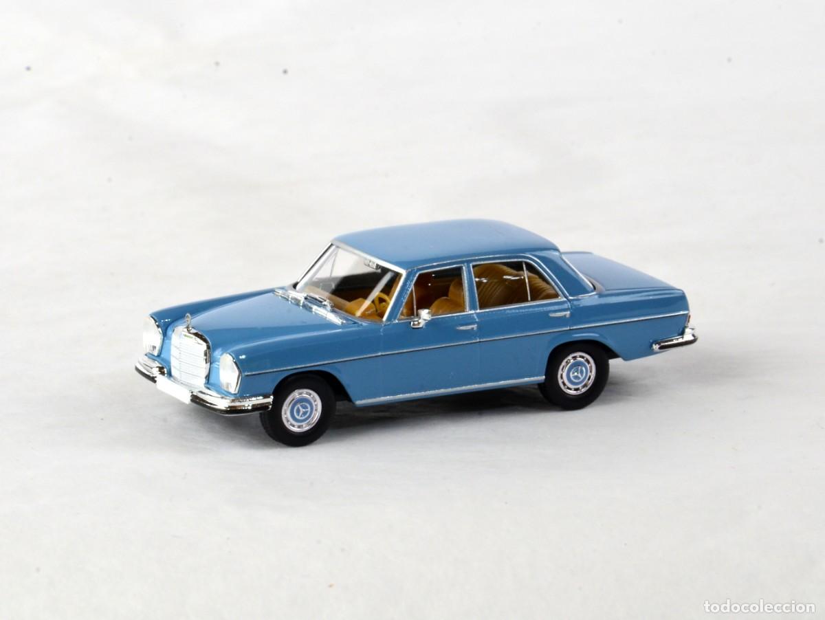 Coches a escala: Brekina Starmada Escala 1:87 H0 Mercedes Benz 280SE Azul Impecable con Caja