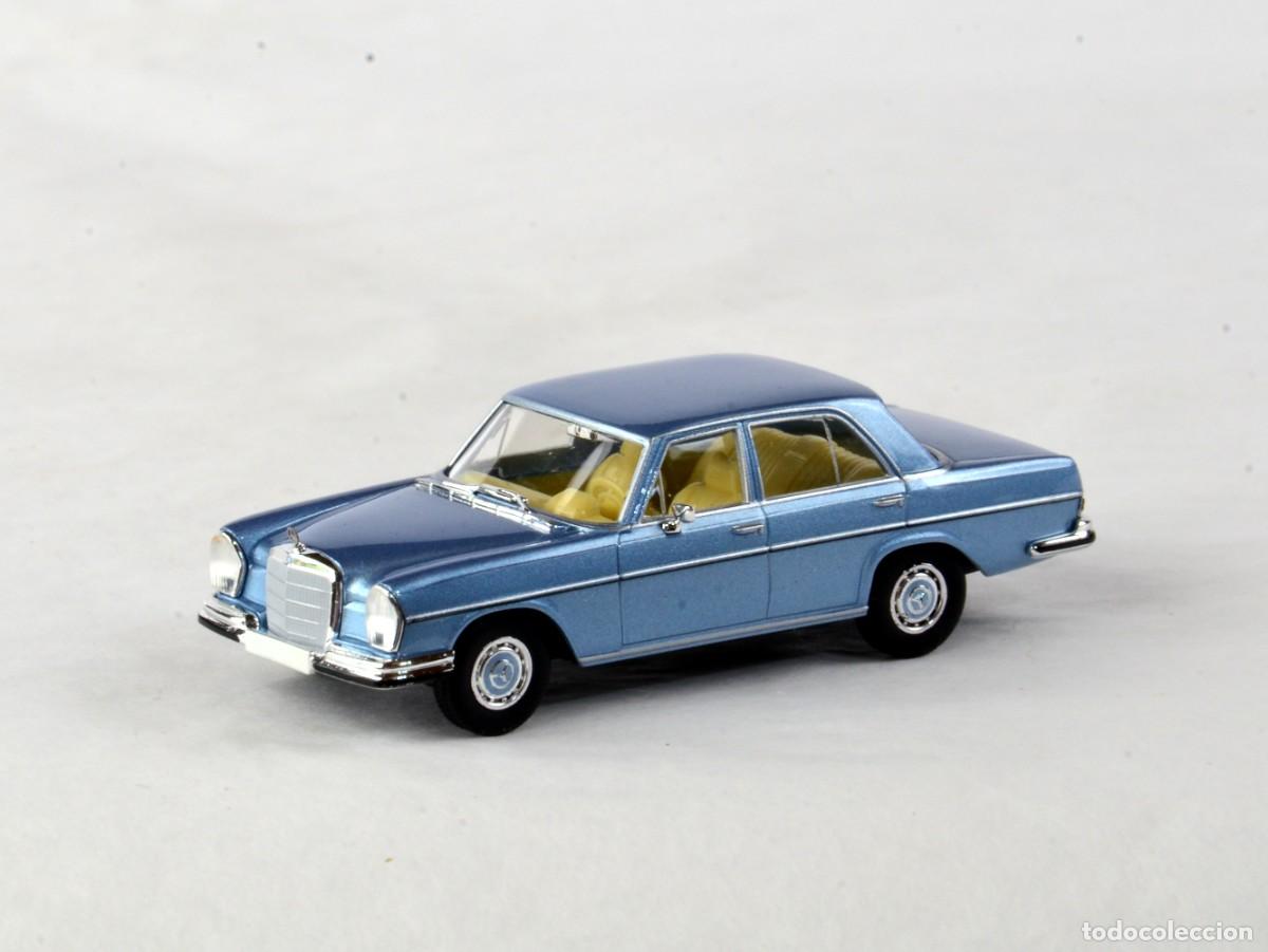 Coches a escala: Brekina Starmada Escala 1:87 H0 Mercedes Benz 280SE Azul Metalizado Impecable con Caja