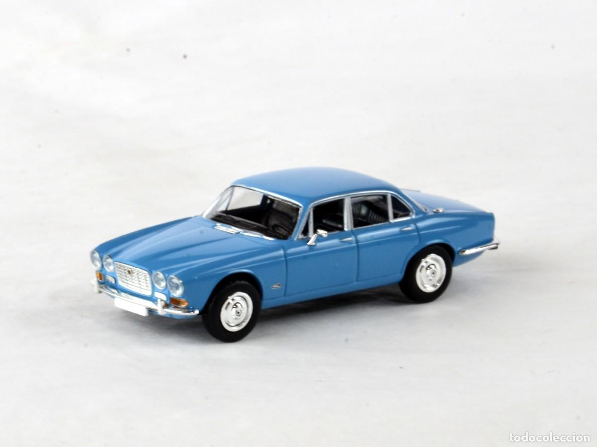 Coches a escala: Brekina Starmada Escala 1:87 H0 Jaguar XJ6 Azul Impecable con Caja