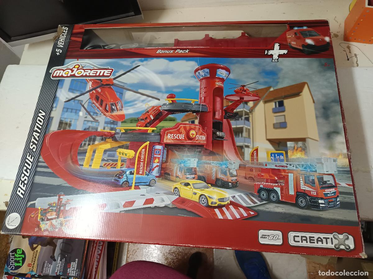Coches a escala: Caja estaci&oacute;n de rescate majorette