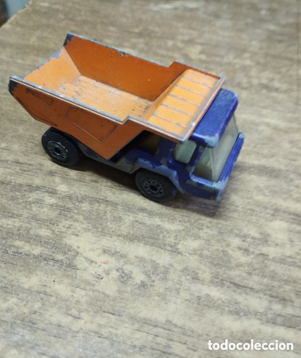 Coches a escala: Matchbox Superfast N.&ordm; 23 Atlas Dump Truck (1975) - Lesney Made in England - Coche vintage