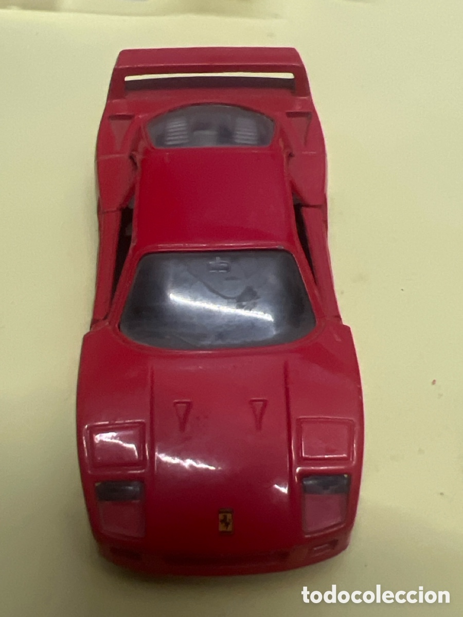 Coches a escala: T1/D4/87. CICHE EN MINIATURA - FERRARI F40. MAISTO. . ESCALA 1/39. COCHE A FRICCI&Oacute;N