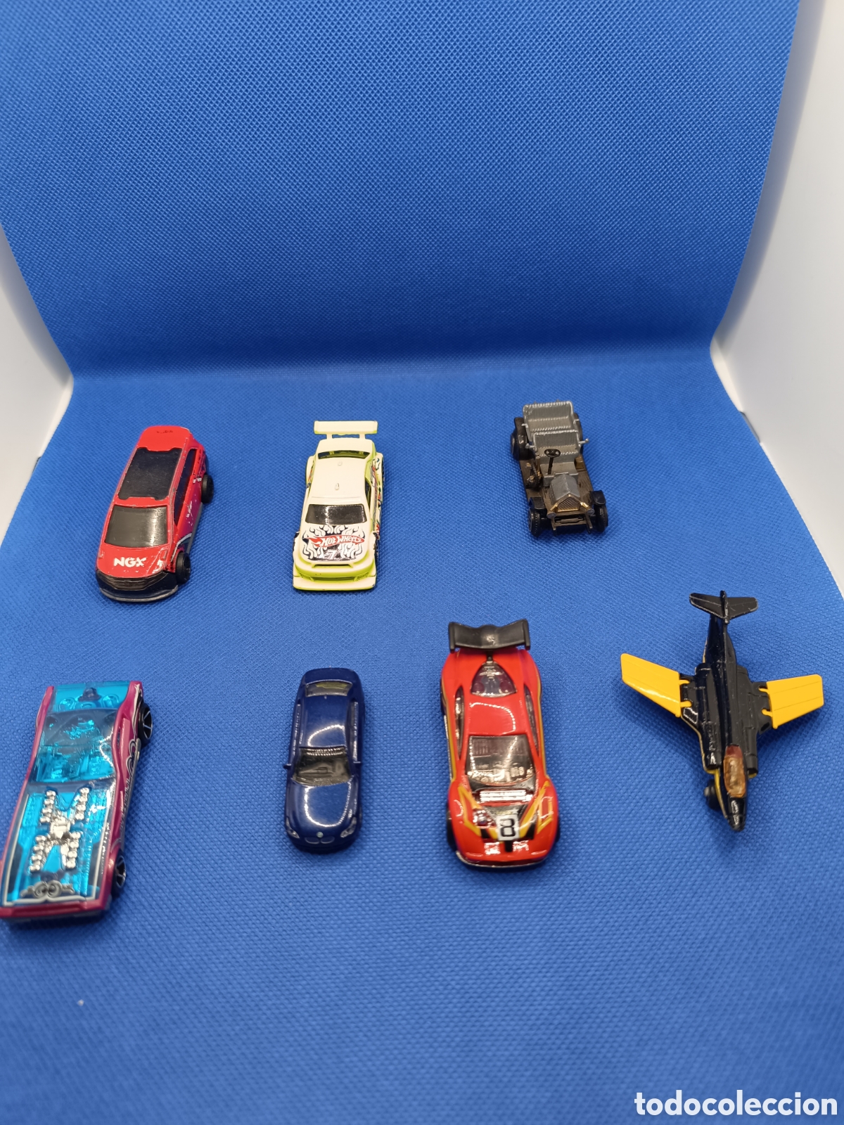 Coches a escala: Lote 6 Coches + Avion Matchbox Vintage
