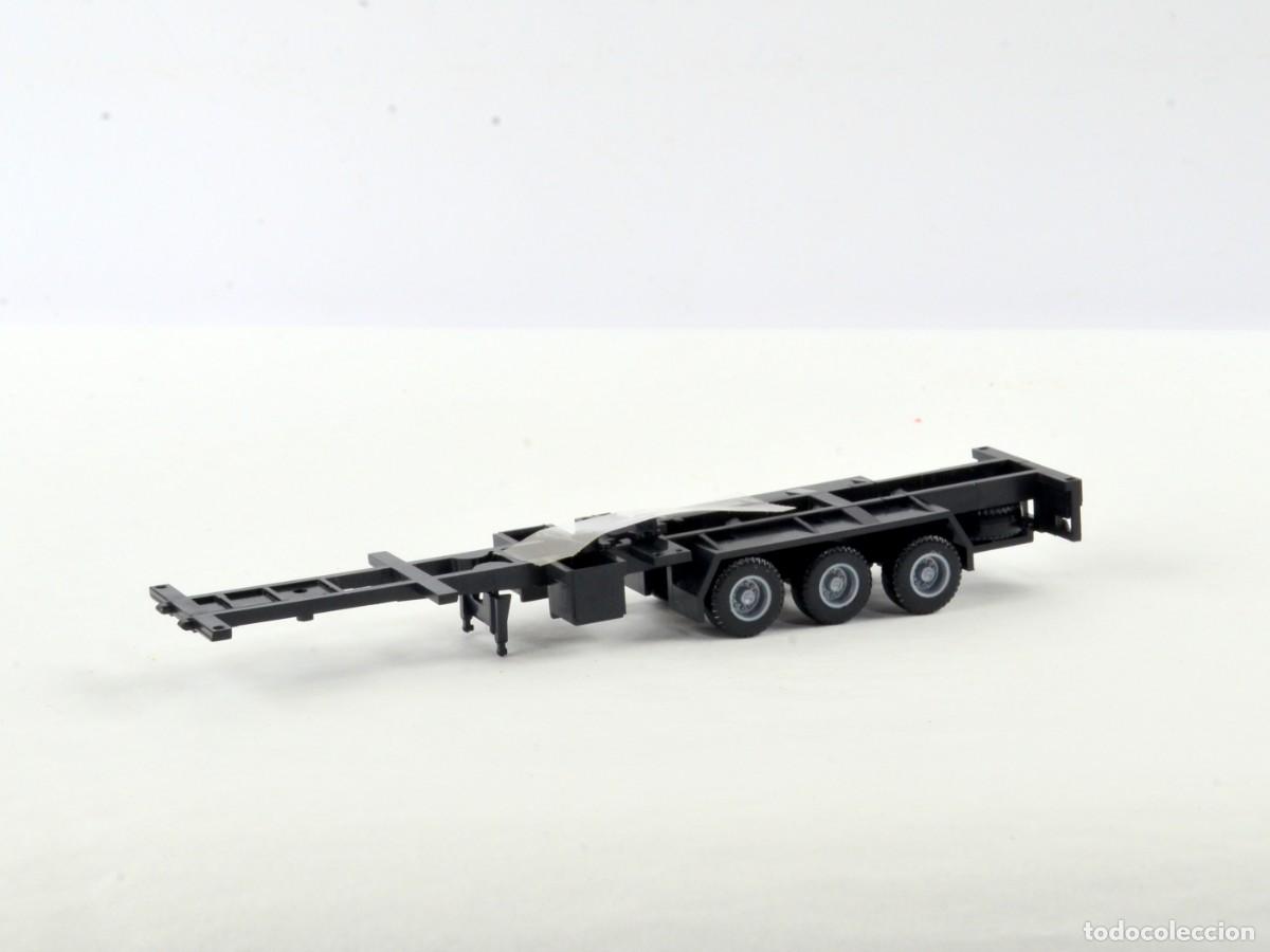 Coches a escala: Escala 1:87 H0 Semirremolque para Contenedores 40&rdquo;