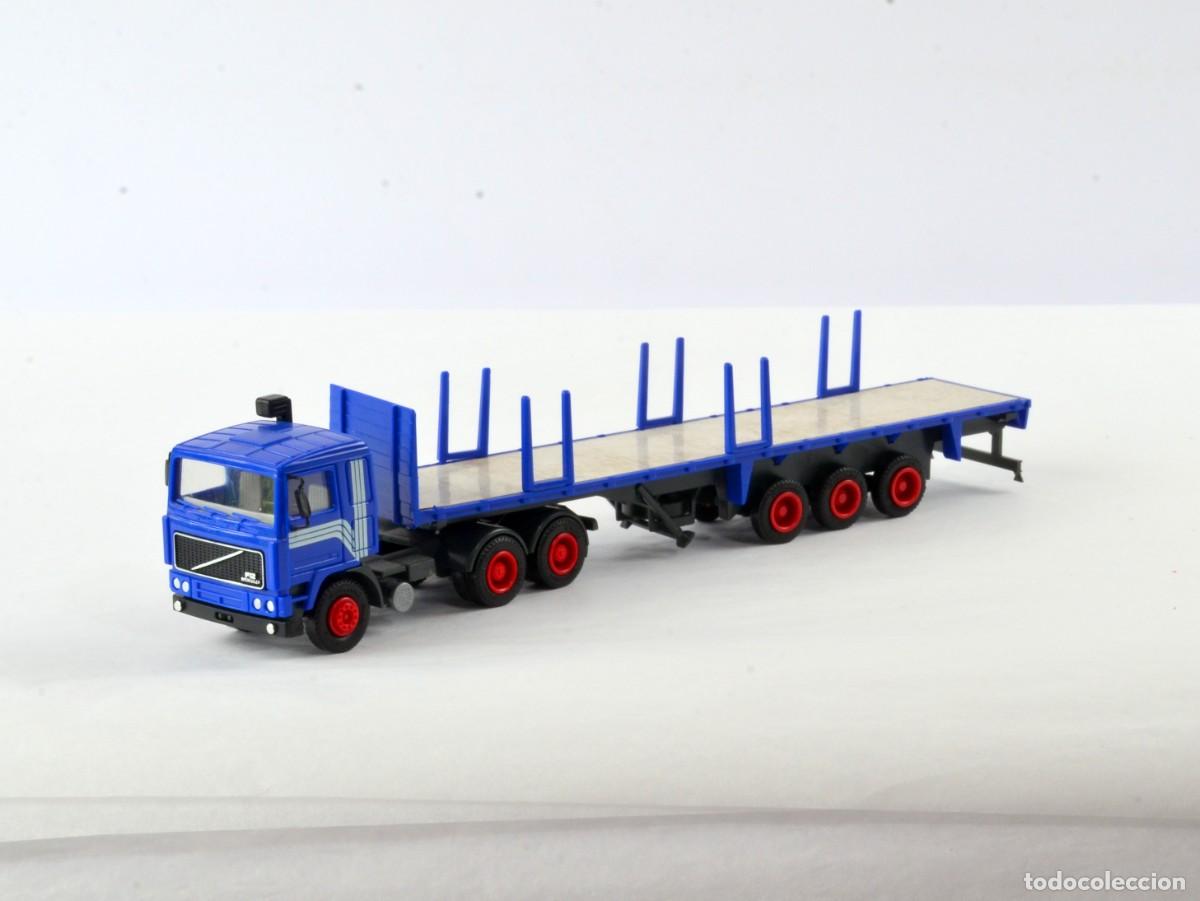 Coches a escala: Herpa Escala 1:87 H0 Cami&oacute;n Articulado Teleros Volvo F12