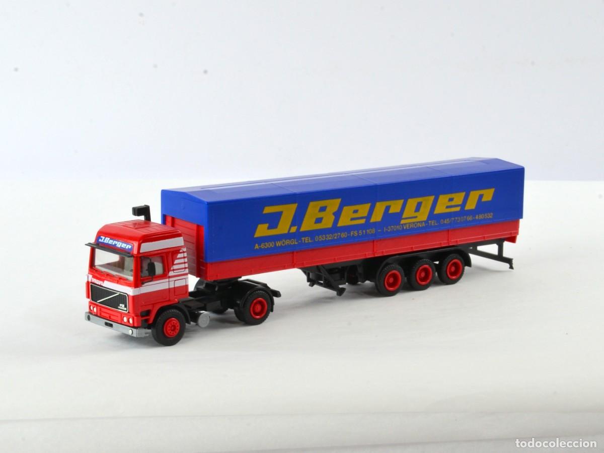 Coches a escala: Herpa Escala 1:87 H0 Cami&oacute;n Articulado Volvo F12 Globetrotter F.Berger
