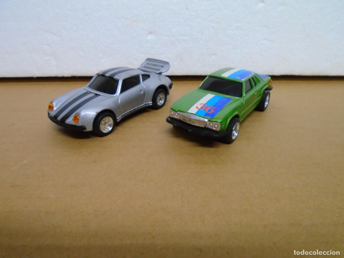 Coches a escala: PORSCHE Y MERCEDES 450 SL.DE MC TOY(MAISTO) 1:48 ,A&Ntilde;OS 70.