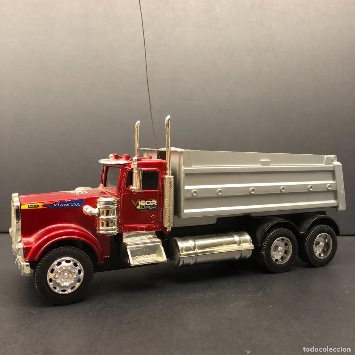 Coches a escala: CAMI&Oacute;N DE JUGUETE - CONTAINER TRUCK TURBO SUPER - VIGOR SUPER - XIANGDA - 27 X 12 CM / 71
