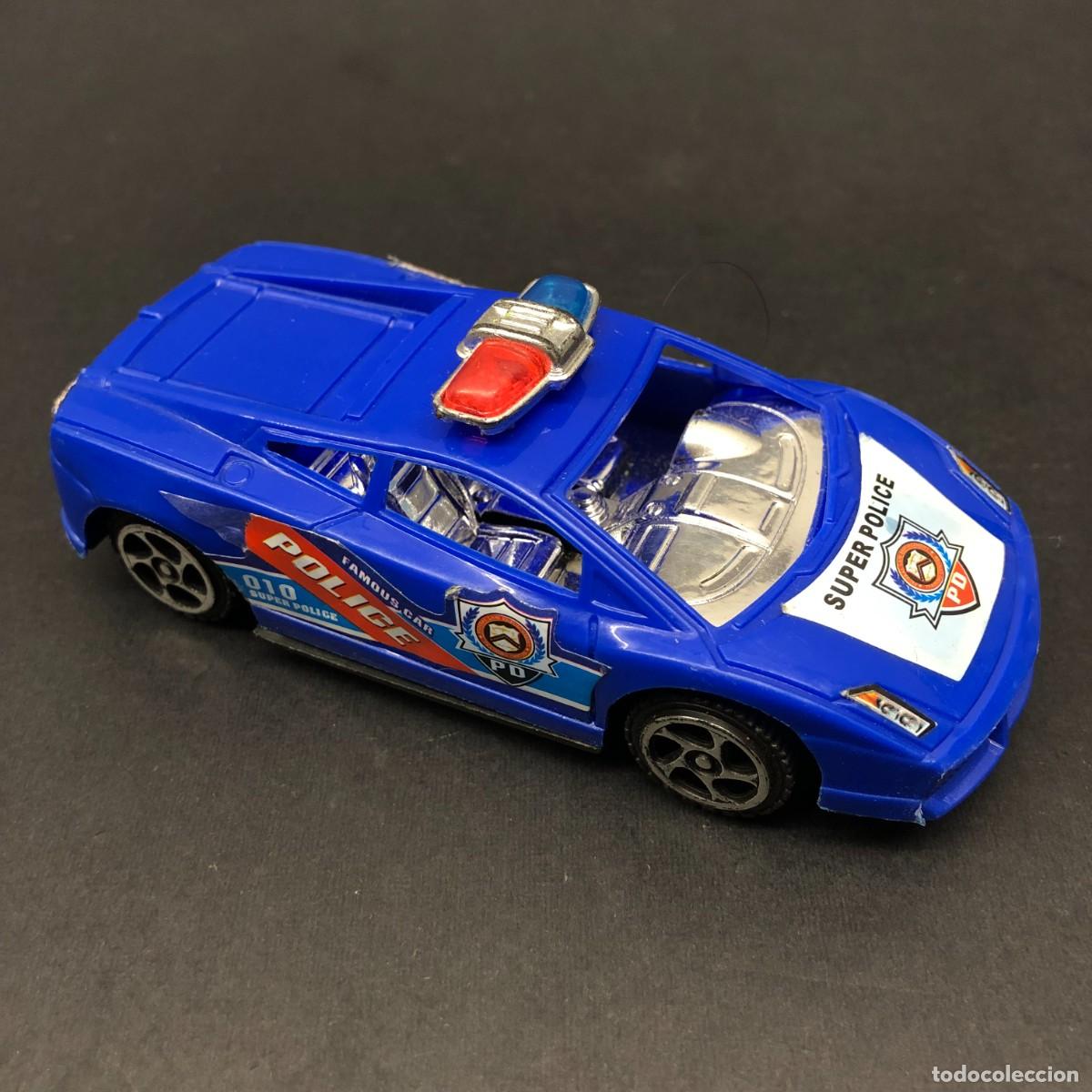 Coches a escala: COCHE DE JUGUETE - SUPER POLICE - NO. AA897-7 - 11 X 4,5 CM / 103