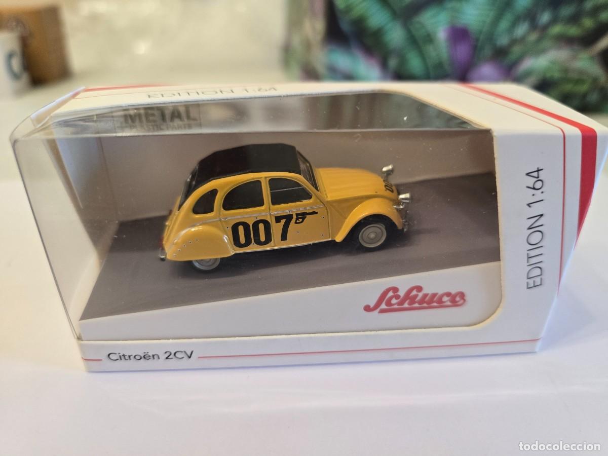 Coches a escala: Citro&euml;n 2CV 007 Amarillo 1:64 Schuco