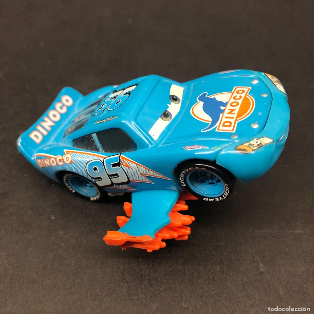 Coches a escala: COCHE DE JUGUETE - RAYO MCQUEEN - DINOCO - CARS - MATTEL - 3,5 X 8 CM / 127