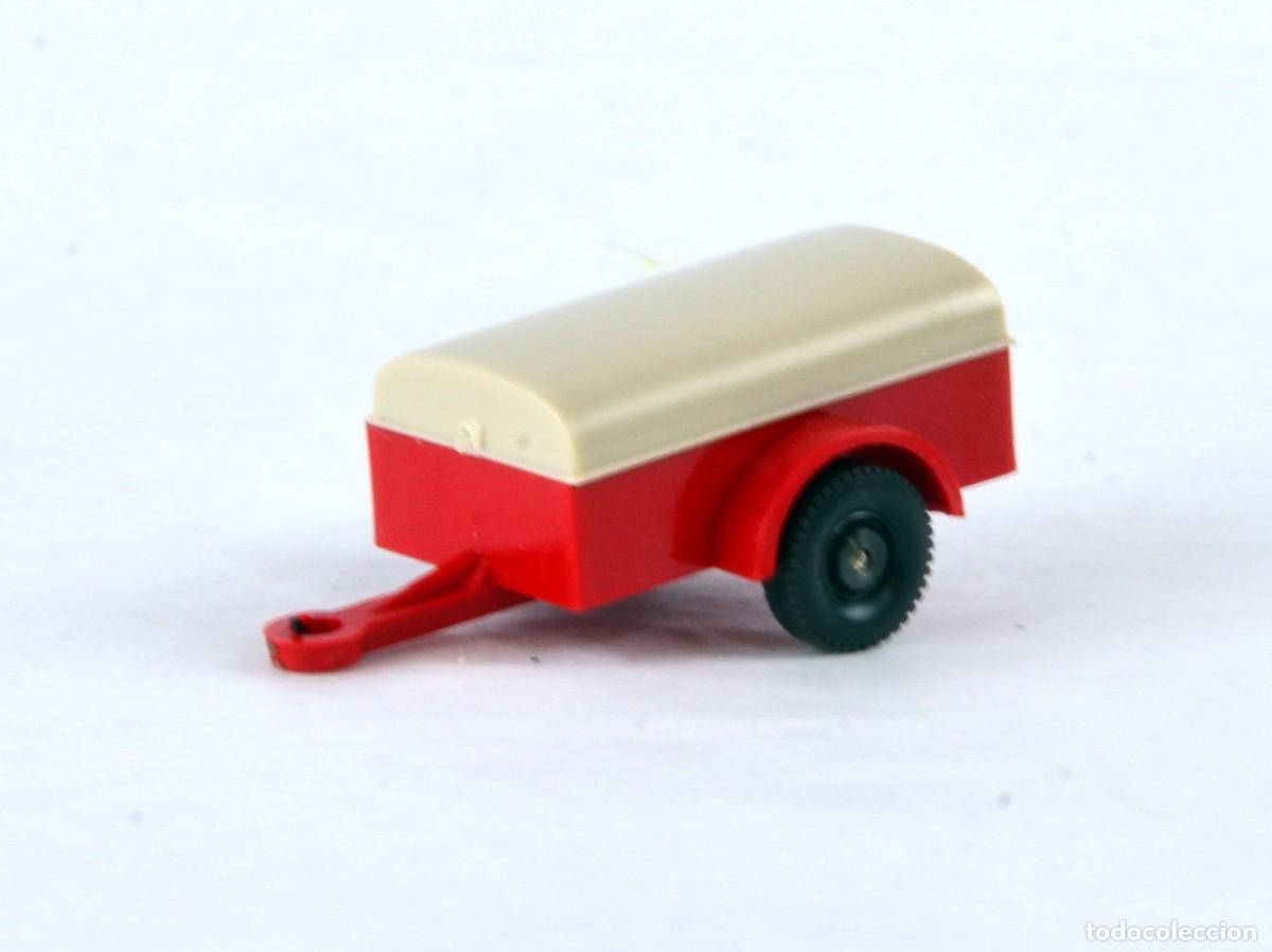 Coches a escala: Wiking Escala 1:87 H0 Antiguo Remolque de Equipaje para Coches, 1955 - 82