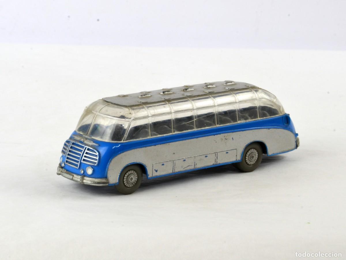 Coches a escala: Wiking Escala 1:87 H0 Antiguo Autocar Setra 1956 - 68 Azul Primera Serie Arreglar o Recambios