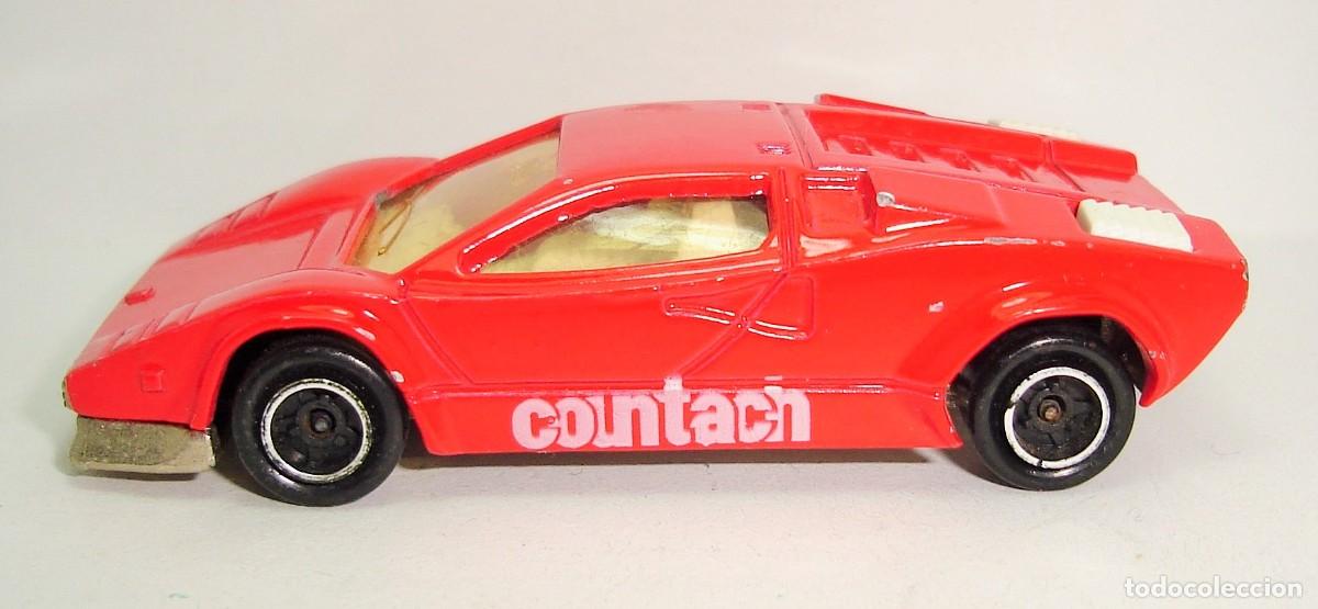 Coches a escala: LAMBORGHINI COUNTACH MAJORETTE ESCALA 1:56 LOTE 9