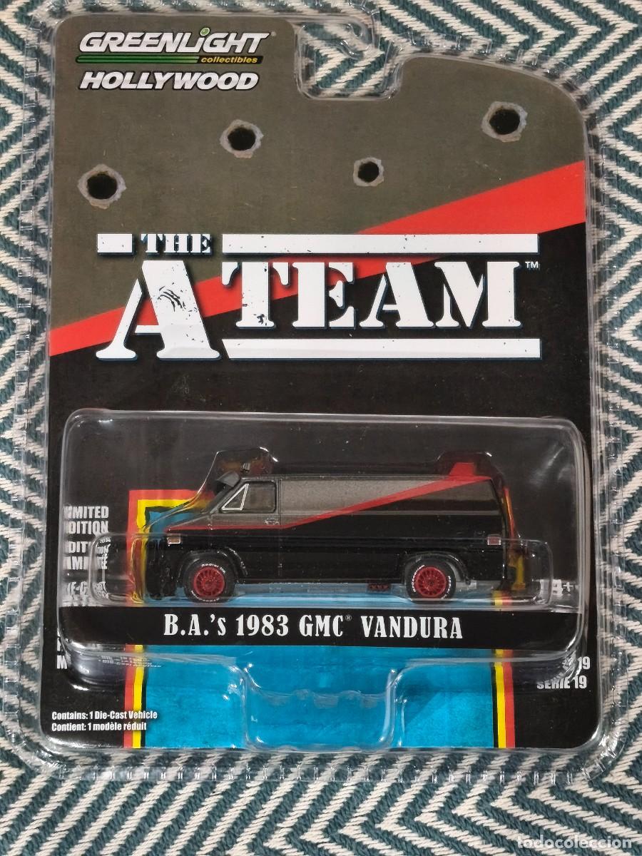 Coches a escala: Greenlight Hollywood. The A Team. B.A.'s 1983 GMC Vandura. Edici&oacute;n limitada Escala 1/64.