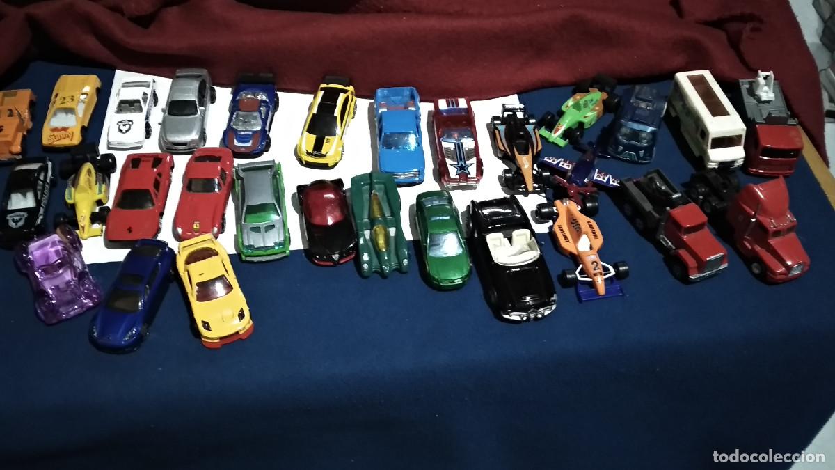 Coches a escala: LOTE 29 COCHES METAL: HOT WHEELS, MATCHBOX, NEWRAY, MAJORETTE.. - VER FOTOS