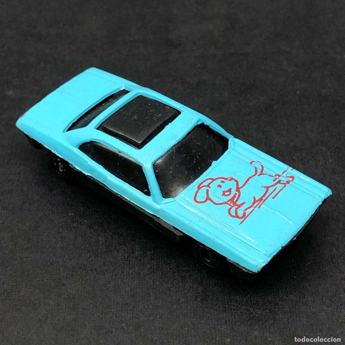 Modellautos: COCHE DE JUGUETE - MUSCLE CAR - PERRO - AZUL - 6,5 X 2,5 CM / 284