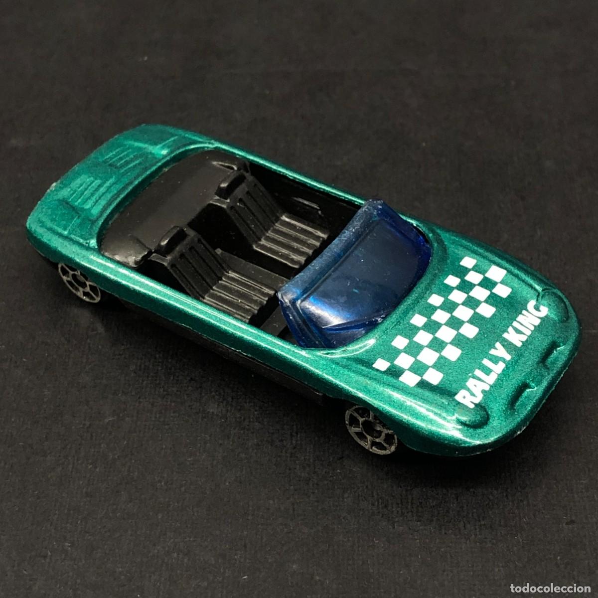 Coches a escala: COCHE DE JUGUETE - DESCAPOTABLE - RALLY KING - VERDE - REF. 927 - 7 X 3 CM / 296