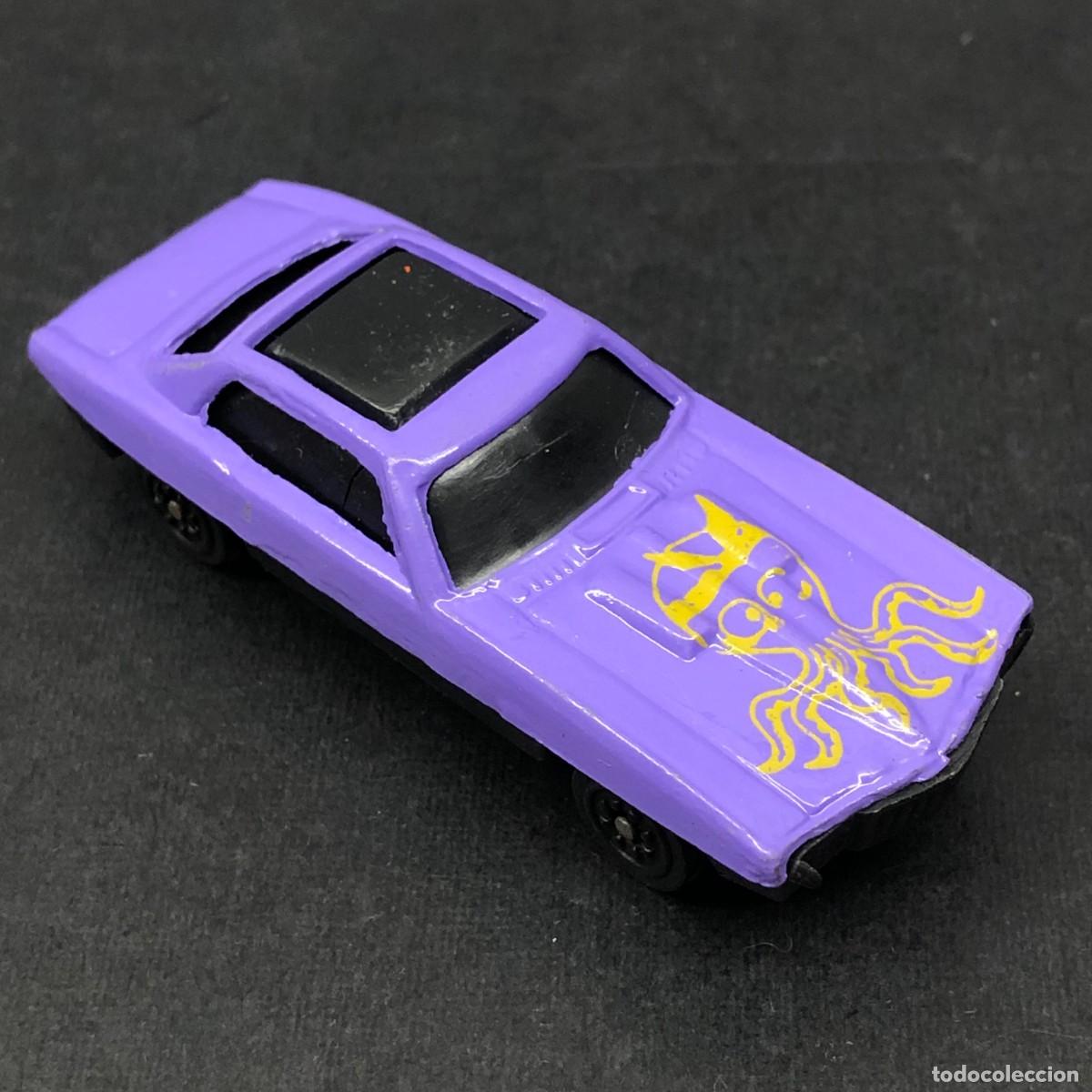 Coches a escala: COCHE DE JUGUETE - DODGE CHALLENGER (1970) - MORADO - PULPO - BOOTLEG - 6,5 X 2,5 CM / 308