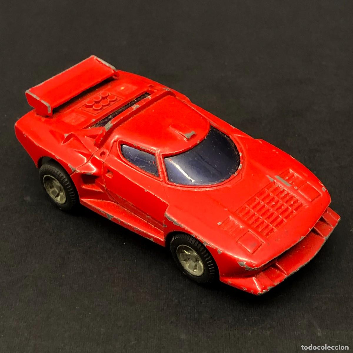 Coches a escala: COCHE DE JUGUETE - LANCIA STRATOS TURBO - GRUPO 5 - ESCALA 1:45 - 9 X 5 CM / 329