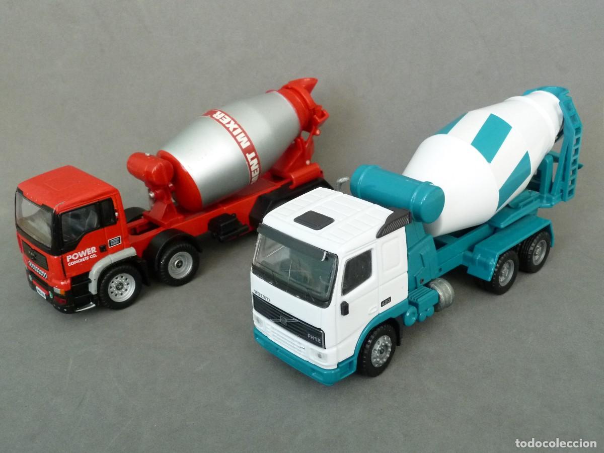 Coches a escala: Hormigoneras MAN Realtoy y Volvo FH12 Joal Escala 1:50.