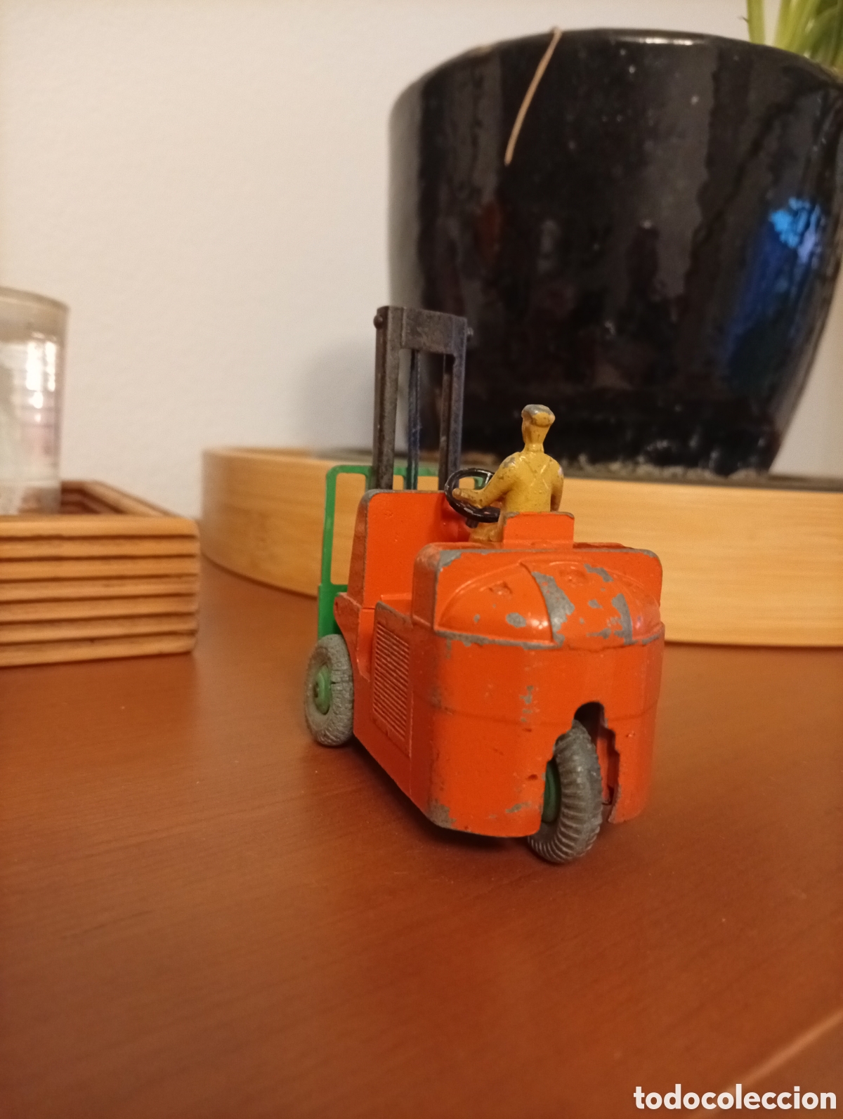 Coches a escala: Carretilla Elevadora Dinky Toys - Foto 2