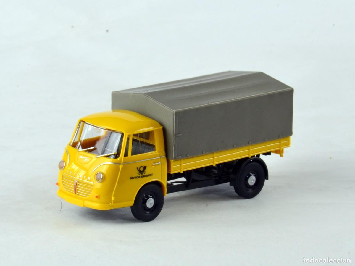 Coches a escala: Busch DreiKa Escala 1:87 H0 Goliath Express 1100 1957 Plataforma DBP Impecable con Caja